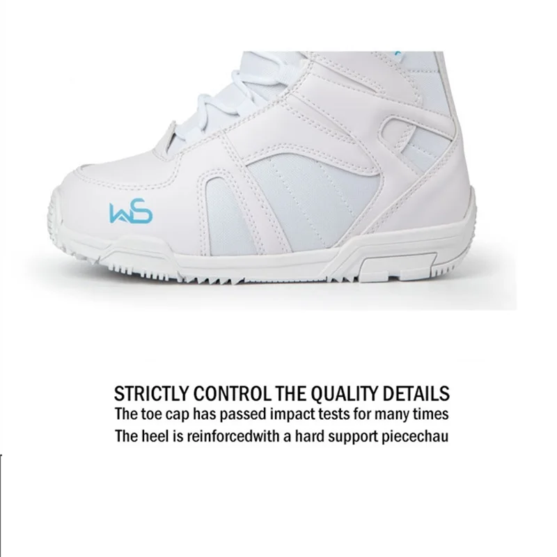 Профессиональная Лыжная обувь женские нескользящие высокие ботинки для