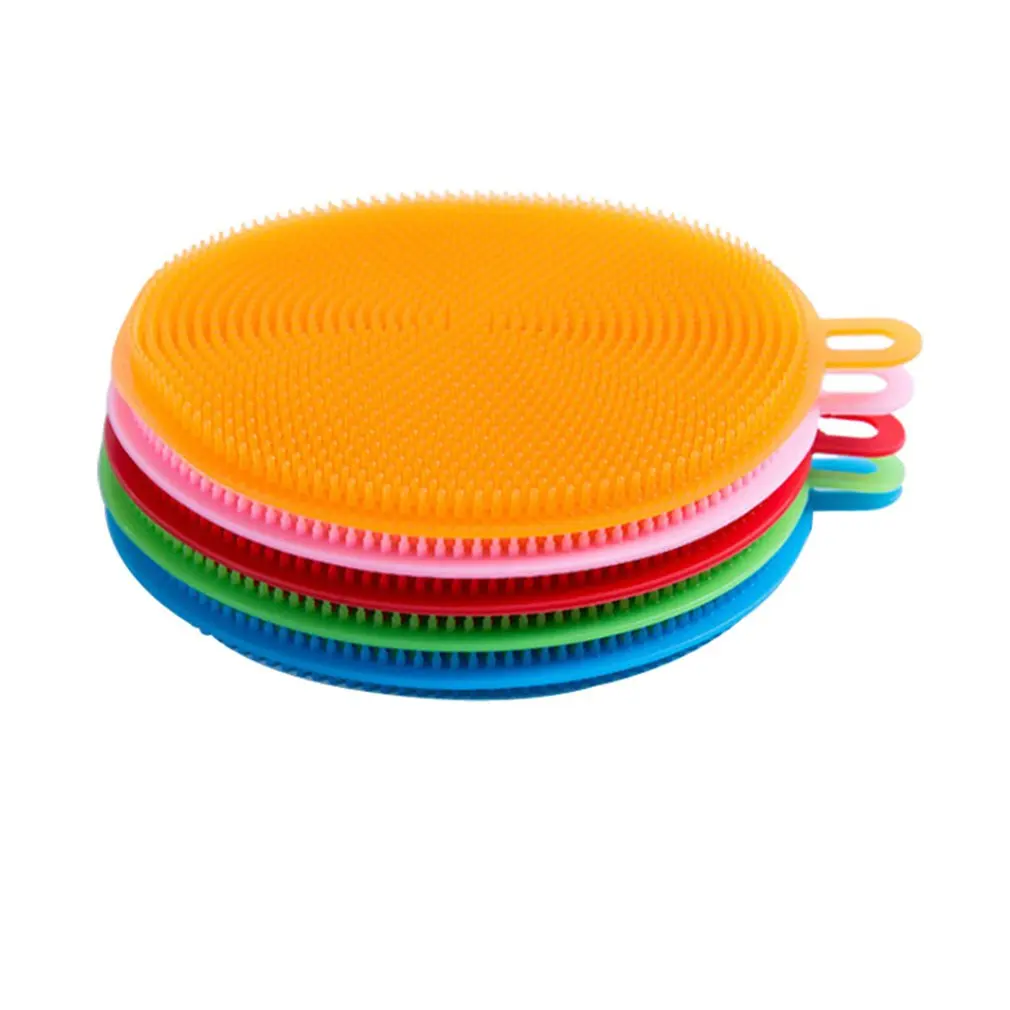 Многофункциональная щетка из пищевого силикона для мытья посуды губка кухонные