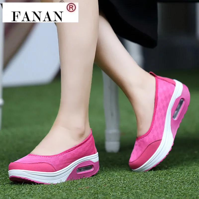 

Women Platform Shoes Woman Lady Flat Casual Shallow Breathable Shoes 2021 New Summer Slip on Comfortable Lace Black Fabric Shoes