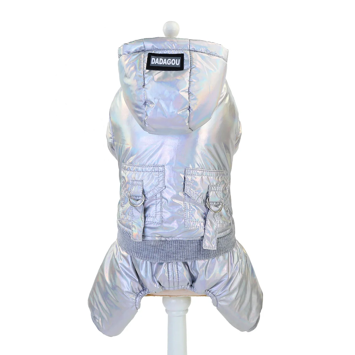 

New 2020 space cotton clothing pet clothes laser clothing fashion trend cool teddy bear