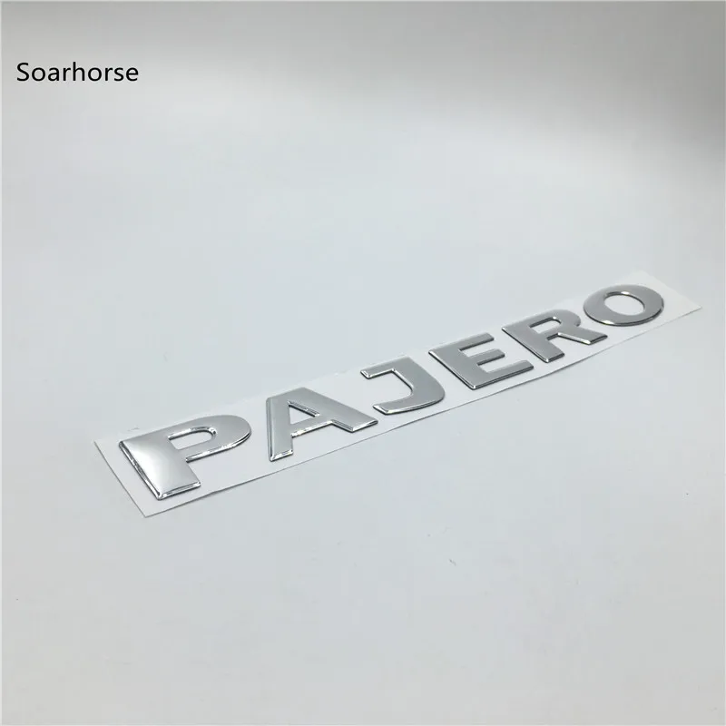 Для Mitsubishi Pajero буквы сзади эмблемы для багажника значки хвост наклейка с