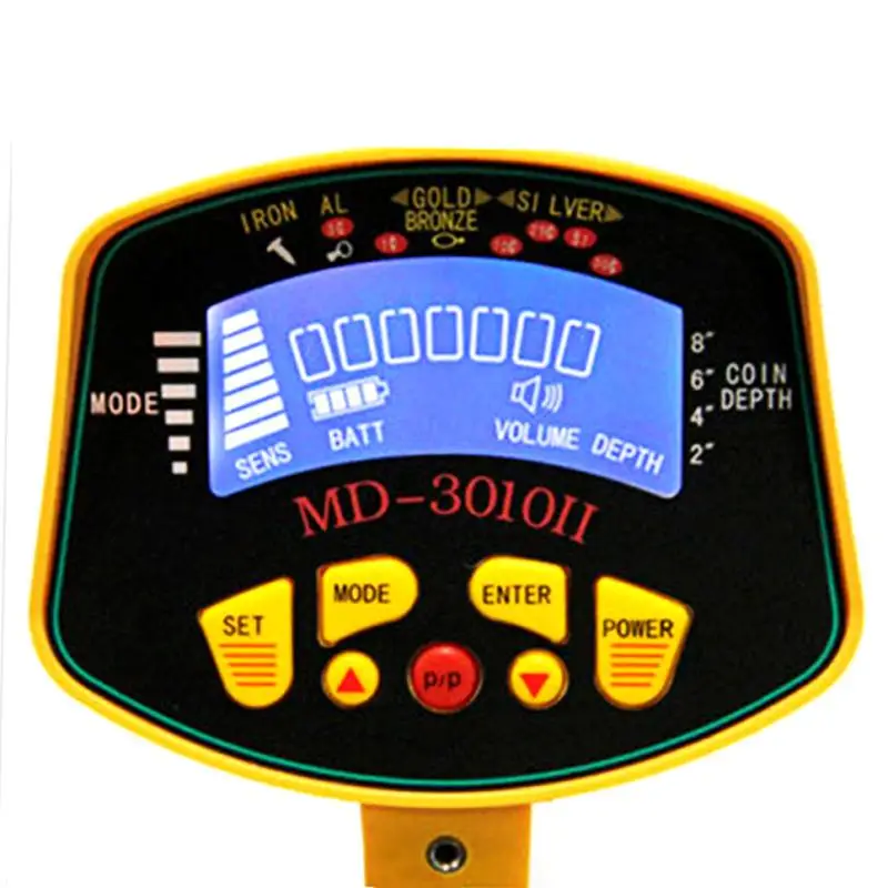 Металлоискатель ЖК экран глубокая цель мощность катушки сокровище Охота