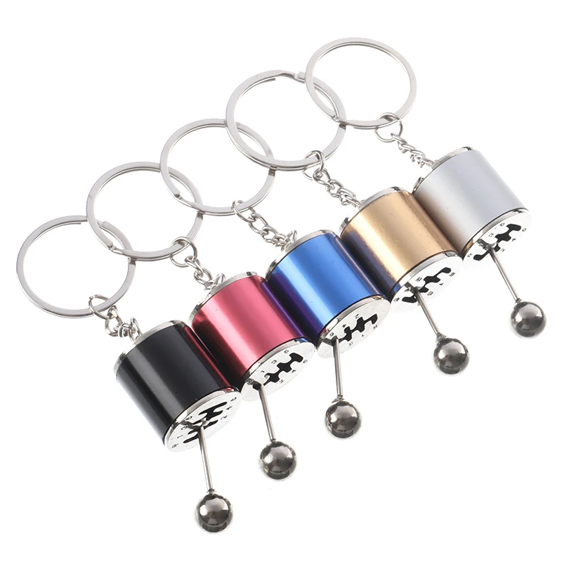 

Creative Shift Keyring Turbo Keychains Cars Gear Head Wave Box Punk Keyring