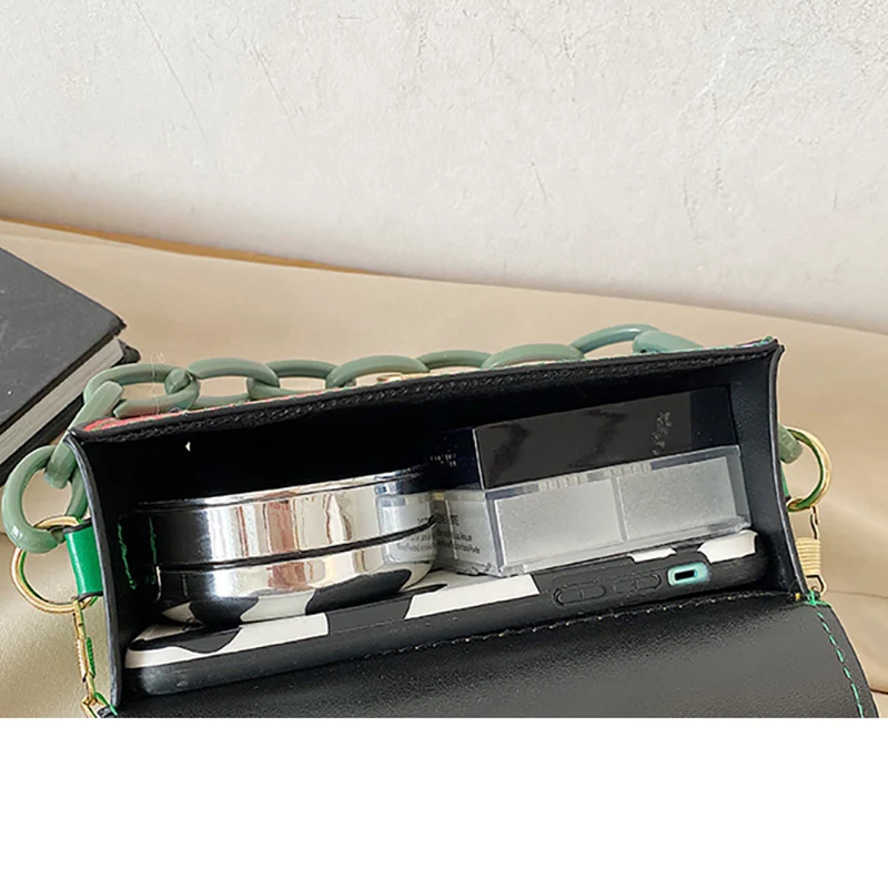 Женская сумка-мессенджер из ПУ кожи с цепочкой | Багаж и сумки