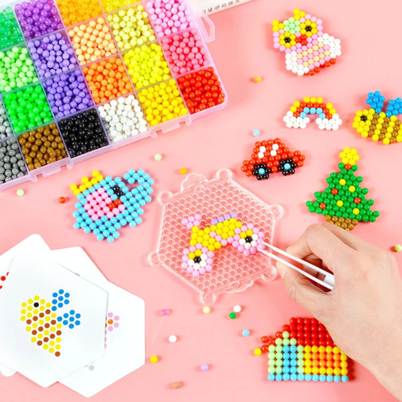11000 шт. Детские бусины для детей DIY из хрусталя креативный материал бисер водяной