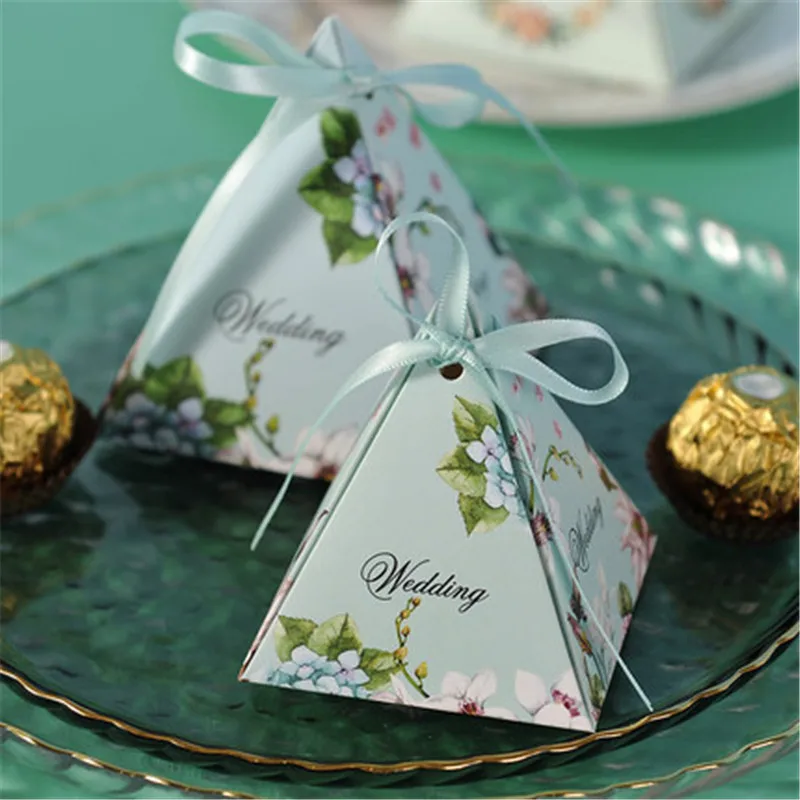Wedding Favors Paper Gift Boxes Chocolate Bags Gift Packing Box Wedding Decoration