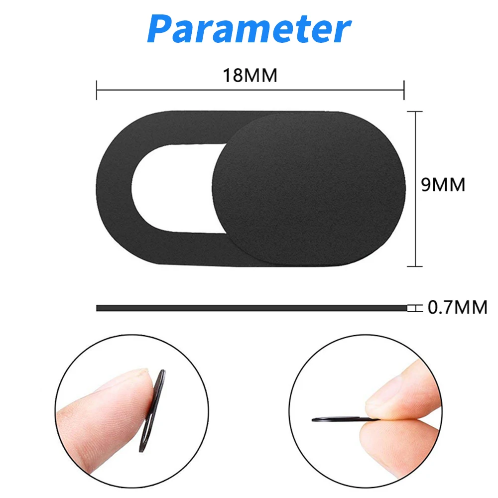 

1/3/10 PCS ABS Plastic Privacy cover Webcam Cover Universal Phone Antispy Camera Cover lenses Privacy Sticker