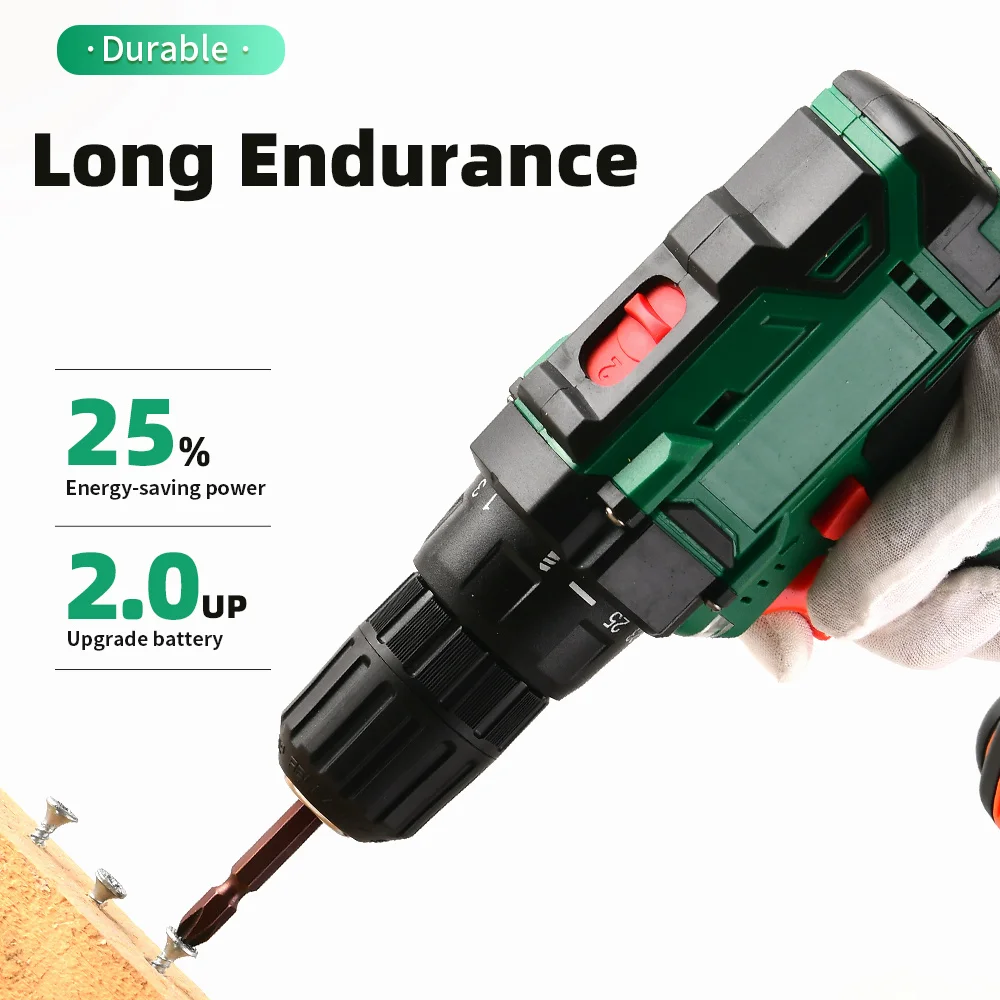 12V 16V Power Tool With Cordless Screwdriver Dril For Household Lithium Driver 20V 24V Mini Electric Industrial DEDEO | Инструменты