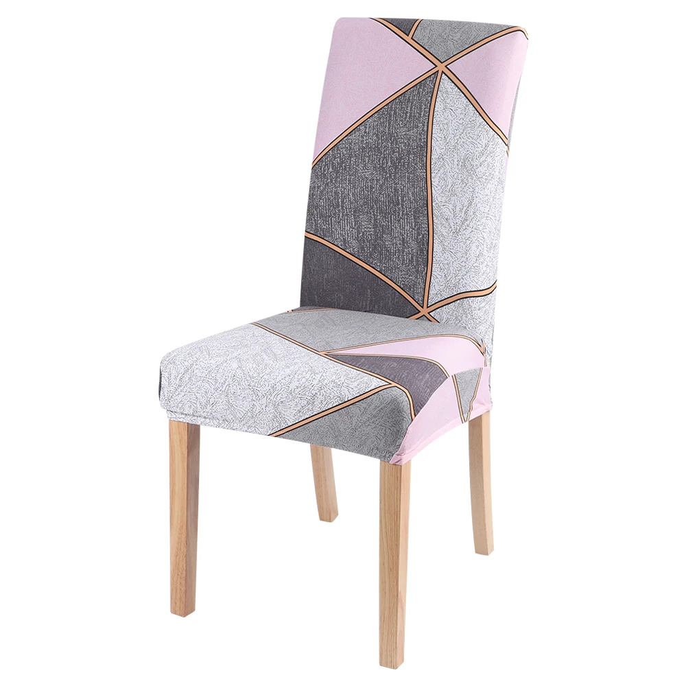 

1/2/4/6pcs Printed Elastic Dining Room Seat Chair Covers Spandex Chair Cover Stretch Slipcovers for Wedding Banquet Party Decor