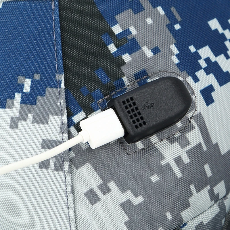 Камуфляжный холщовый водонепроницаемый и прочный рюкзак новая мужская женская