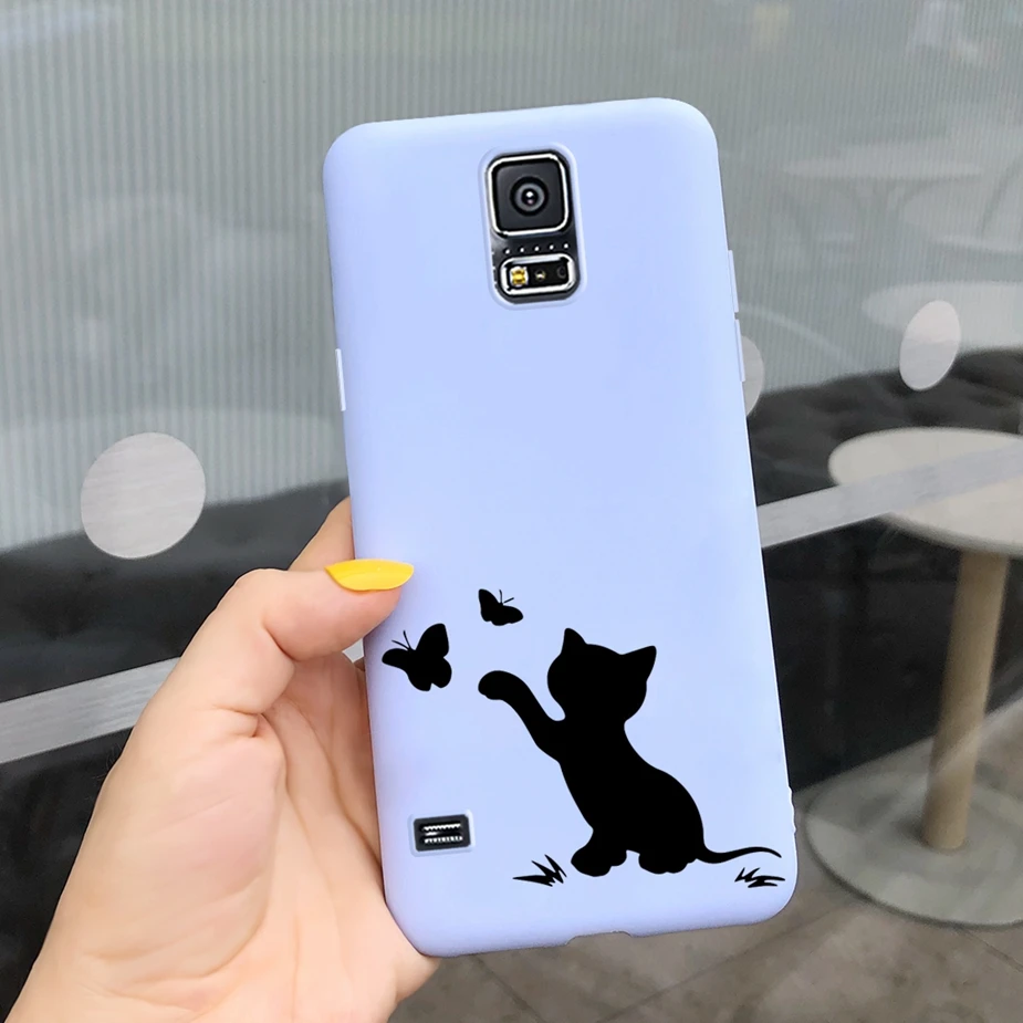 Для Samsung S5 чехол SM-G900F милые конфеты окрашен крышка для Galaxy S 5 GalaxyS5 G900I телефонные