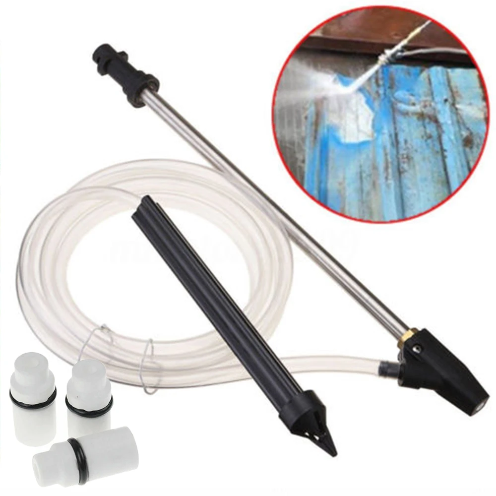 Sand Wet Blasting Blaster Pressure Washer Kit For Karcher K-Series Spare Parts High Nozzle Tube 2020 New | Дом и сад