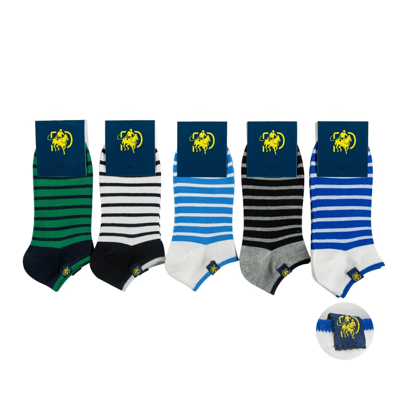 5 пар мужские хлопковые нескользящие носки в полоску|casual socks|socks wholesalewholesale socks |