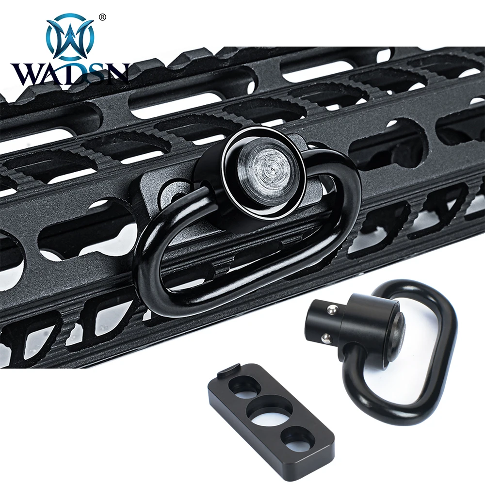 Тактическое крепление WADSN QD для системы Keymod Rail петля кнопочное основание насадка