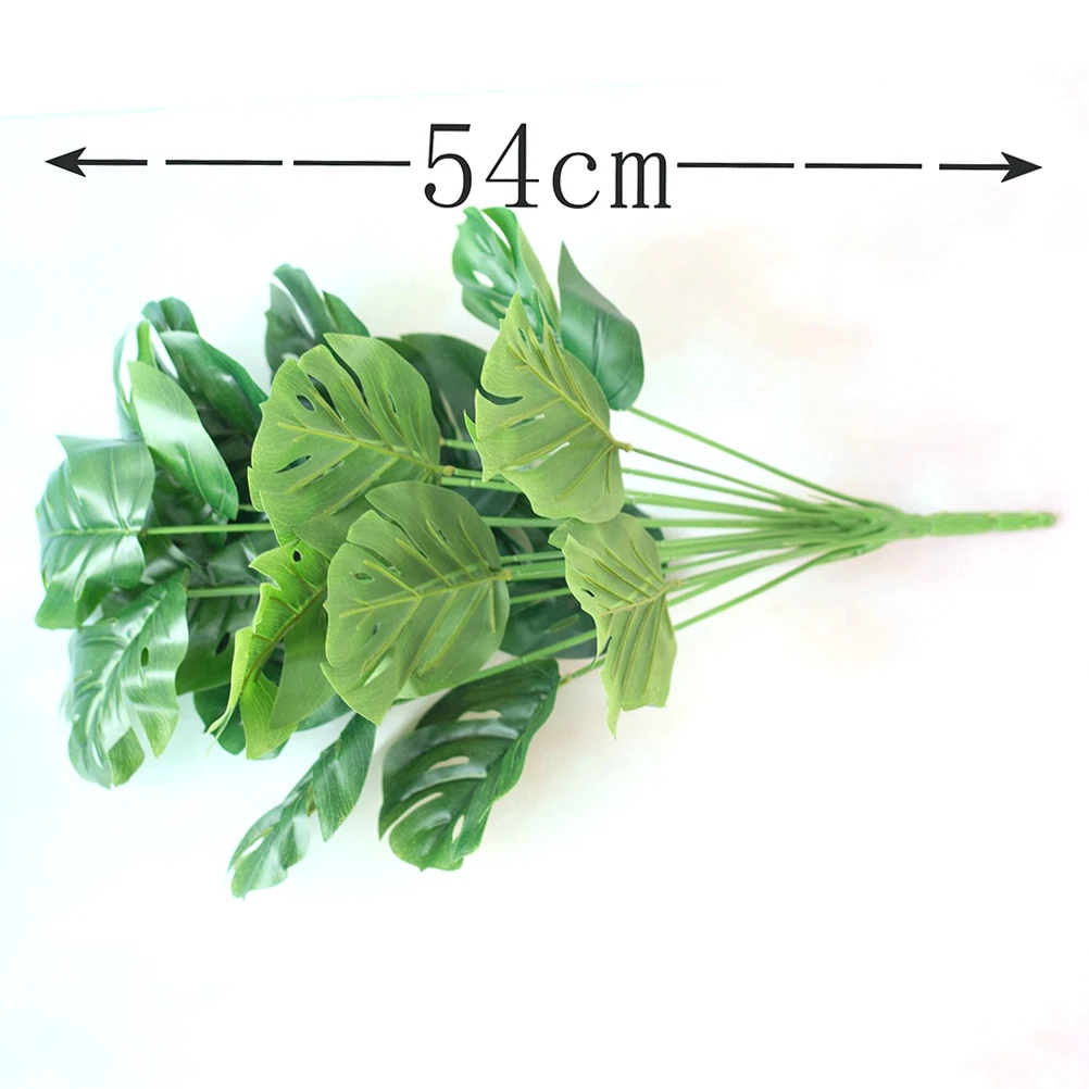 Искусственные листья пальмовых растений черепахи тропические большие деревьев