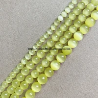 2lots more 10 off natural moon stone lemon cat eye 15 round loose beads 4 6 8 10 12mm pick size for jewelry making diy