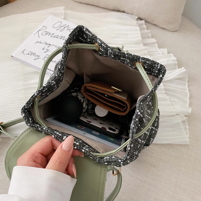 Новая модная женская сумка из хлопка и льна женский рюкзак высокое качество