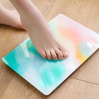 colorfulbody floor scales glass smart electronic scales usb charging led display digital body weight scale body scale
