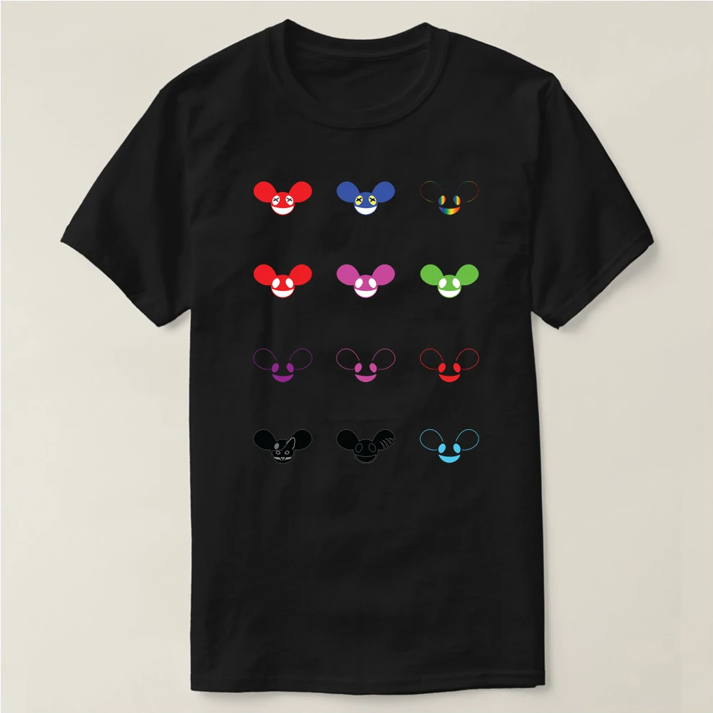 

Carvenjaeing New Design DJ deadmau5 Printing Tshirt Fashion I Love Dead Mouse Tshirt Summer Breathable Comfortable Tshirt