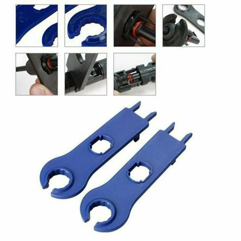 

2PCS Pocket Solar Panel Connector Disconnect Repair Instool Tool Spanner Hard Plastic Wrench Home Hardware Accessories