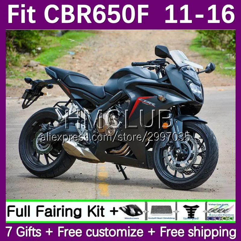 

Body For HONDA CBR650 CBR 650 F 650F CBR650F 2011 2012 2013 2014 2015 2016 41No.9 CBR-650F 11 12 13 14 15 Fairing matte black