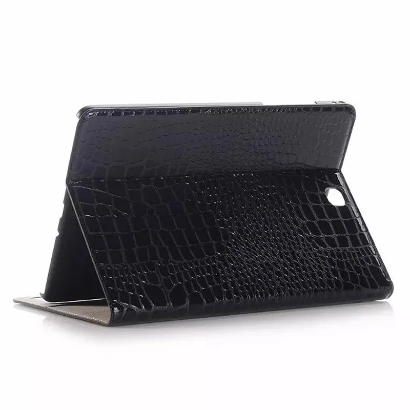Деловой кожаный чехол для samsung Galaxy Tab A 9," T550 T555 P550 P555, чехол-подставка для планшета с отделением для карт - Цвет: Black 1
