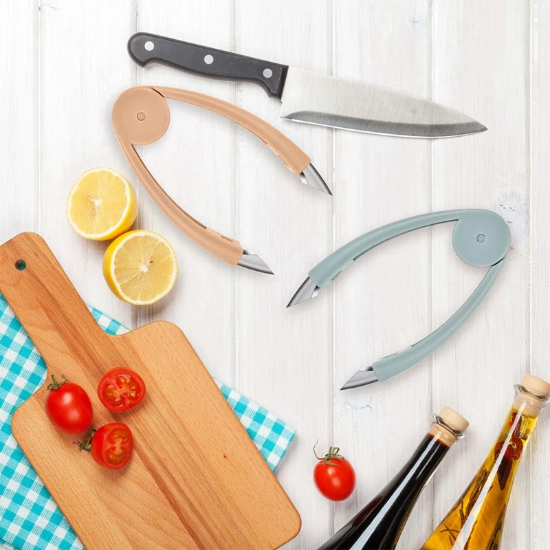 4 шт. ананас для очистки фруктов и овощей жидкость снятия V Форма клубника