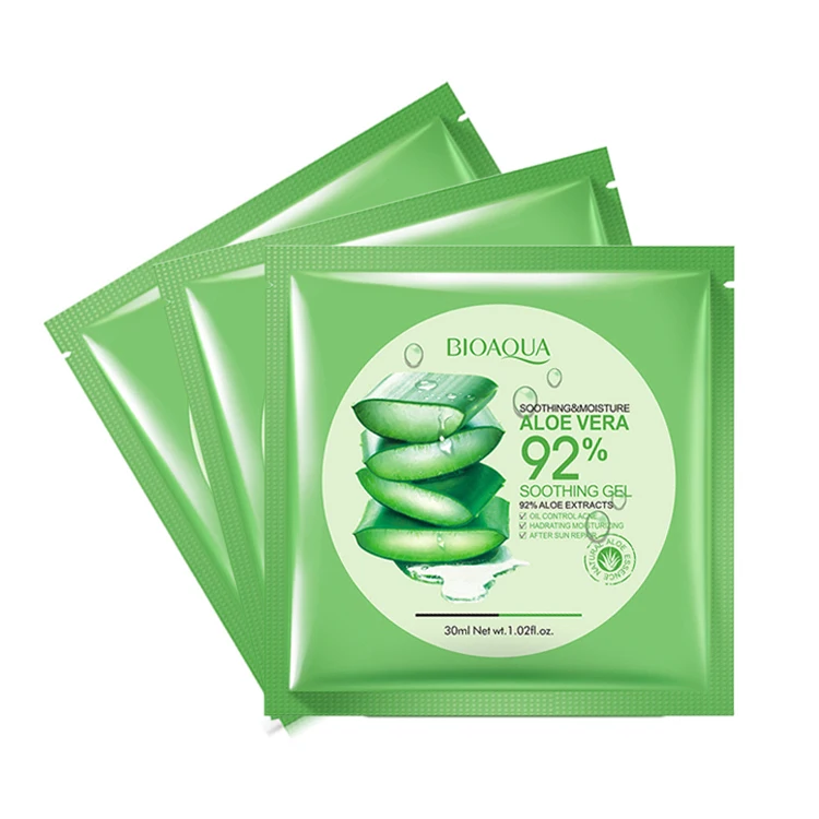 10Pcs water based Moisturizing Aloe Masks for face anti-aging Shrink pores facial mask antiallergic skin care |