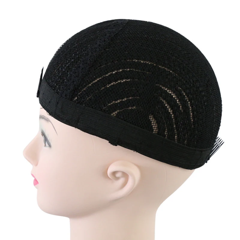 1 шт. черная супер эластичная Кепка для плетения вязанная крючком коса парик