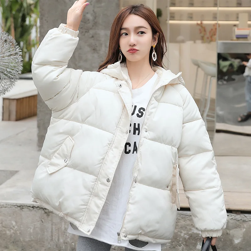 Женские зимние пальто 2020 Корейская зимняя куртка с капюшоном Женская Толстая