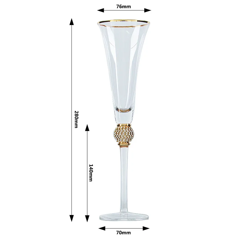 2 шт./лот бокал для шампанского стеклянная посуда вина сока коктейль свадебное