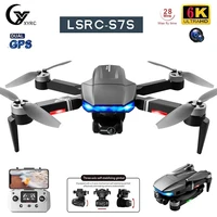 2022 new ls7s gps drone professional 6k hd camera 3 axis gimbal aerial photography brushless motor rc foldable quadcopter toys