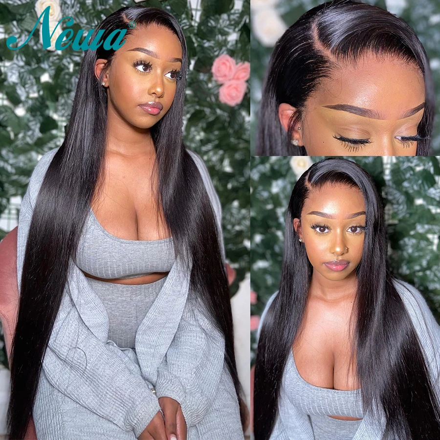 

30 дюймов Синтетические волосы на кружеве парик прямые Синтетические волосы на кружеве парики из натуральных волос на кружевной предва 13x6 б...