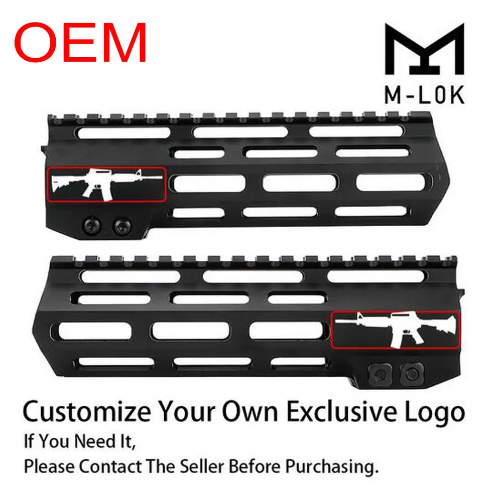 " 9" 1" 12" 13," 15" 1" AR15 свободный поплавок M-LOK ствольная накладка Пикатинни рельс тонкий стиль стальной прицел крепление Riflescop баррель гайка