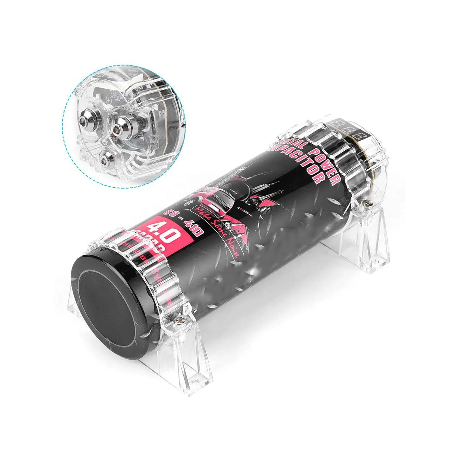 Прочный аудио конденсатор модификация автомобиля 4 0 фарад цифровая мощность