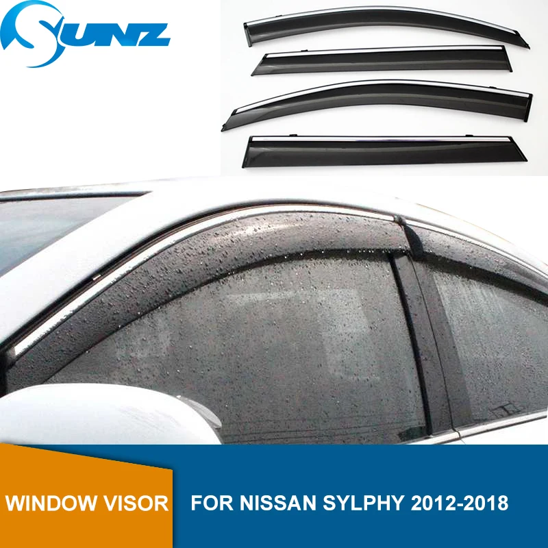Автомобильный Дверной козырек для NISSAN SYLPHY 2012 2018 боковые оконные дефлекторы 2013 2014