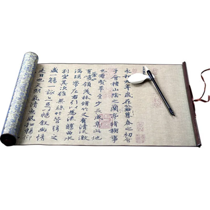 Wang Xi Zhi Lan Ting Xu Original Monument Water Writing Cloth Calligraphy Brush Magic Water Book Chinese Calligraphy Copybook