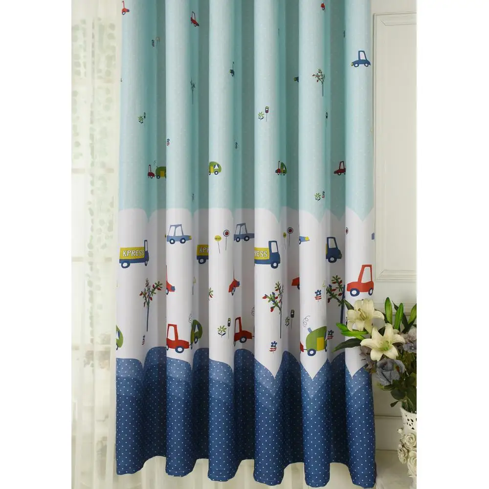 

2pc Modern Blackout Curtain For Living Room Bedroom Window Curtain Cartoon Thick Curtains Treatment Blind Fabric Drapes Decor