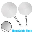 2024 см Пособия по кулинарии индукционная варочная поверхность рассеиватель тепла сковородка для жарки конвертер адаптер электрические плиты пластина Кухня посуда Нержавеющаясталь