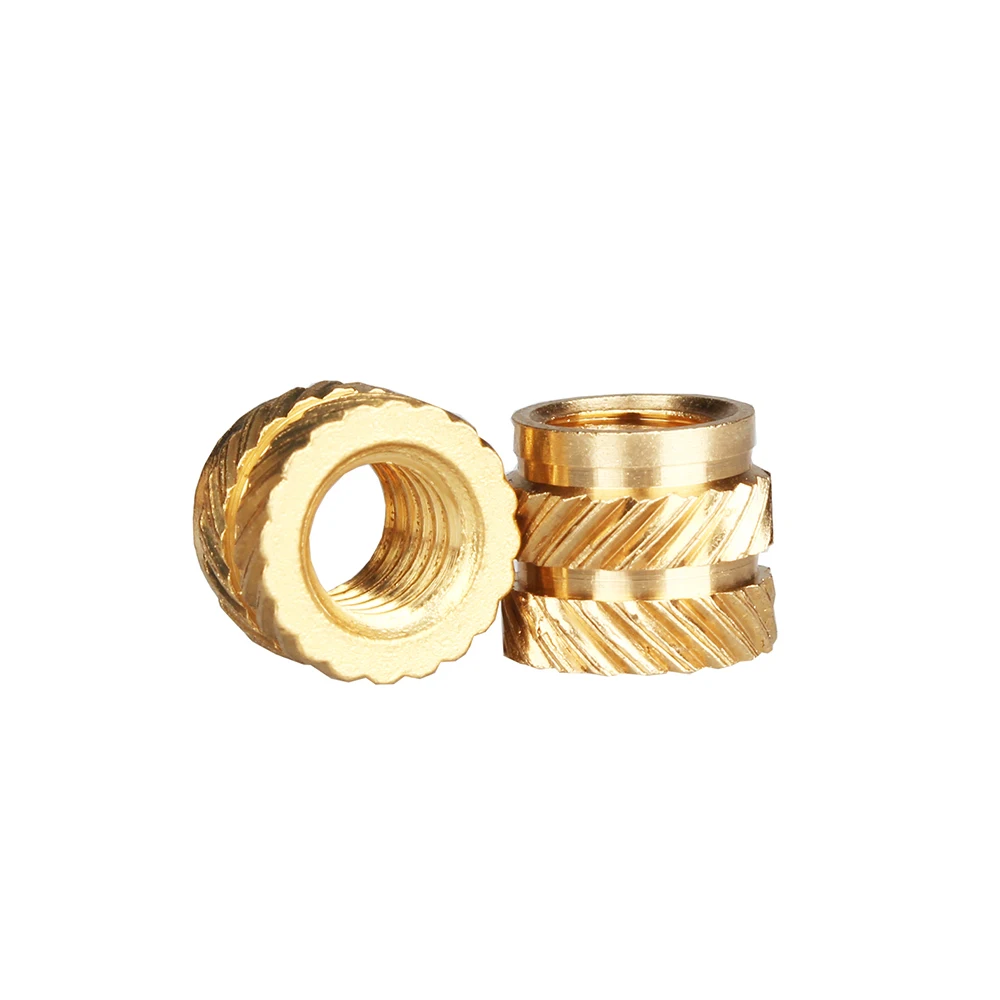Латунь термо плавкая вставка рифленая гайка резьба тепловой литьевой SL-Тип
