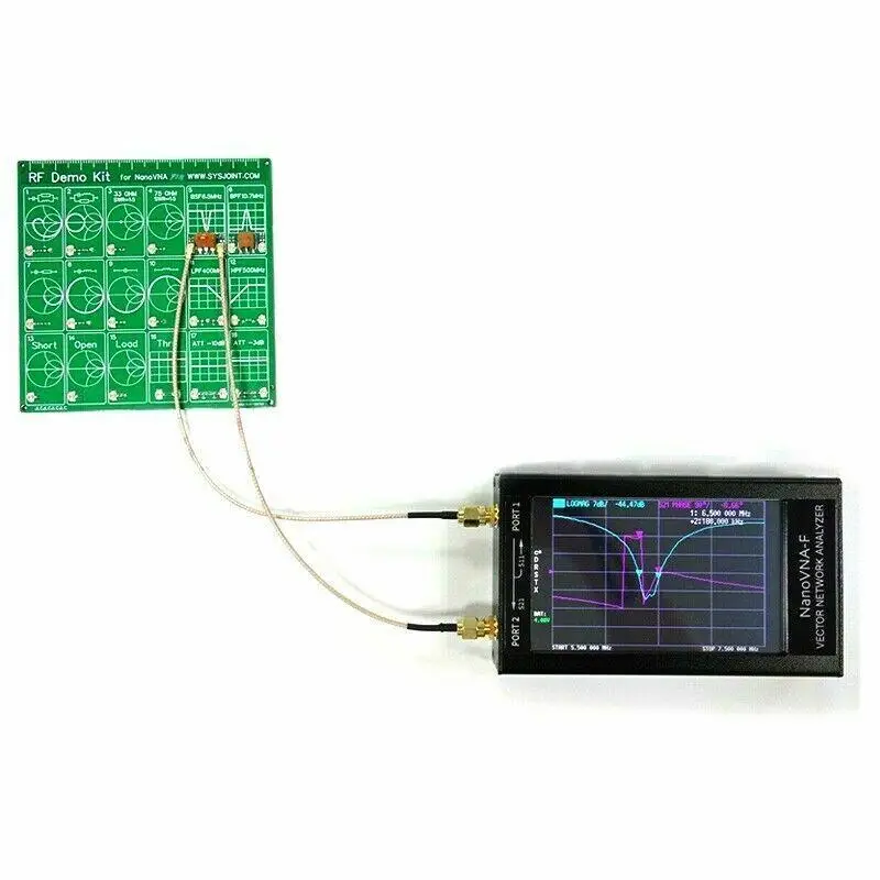 Dreamberg NanoVNA-F VNA SWR метр VHF UHF Antenne анализатор 4 3 IPS LCD металлический чехол Векторный