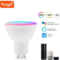 ac85 265v 6w tuya wifi smart lamp cup gu10 gu5 3 5 way rgbcw living room kitchen bedroom app smart spotlight led bulb