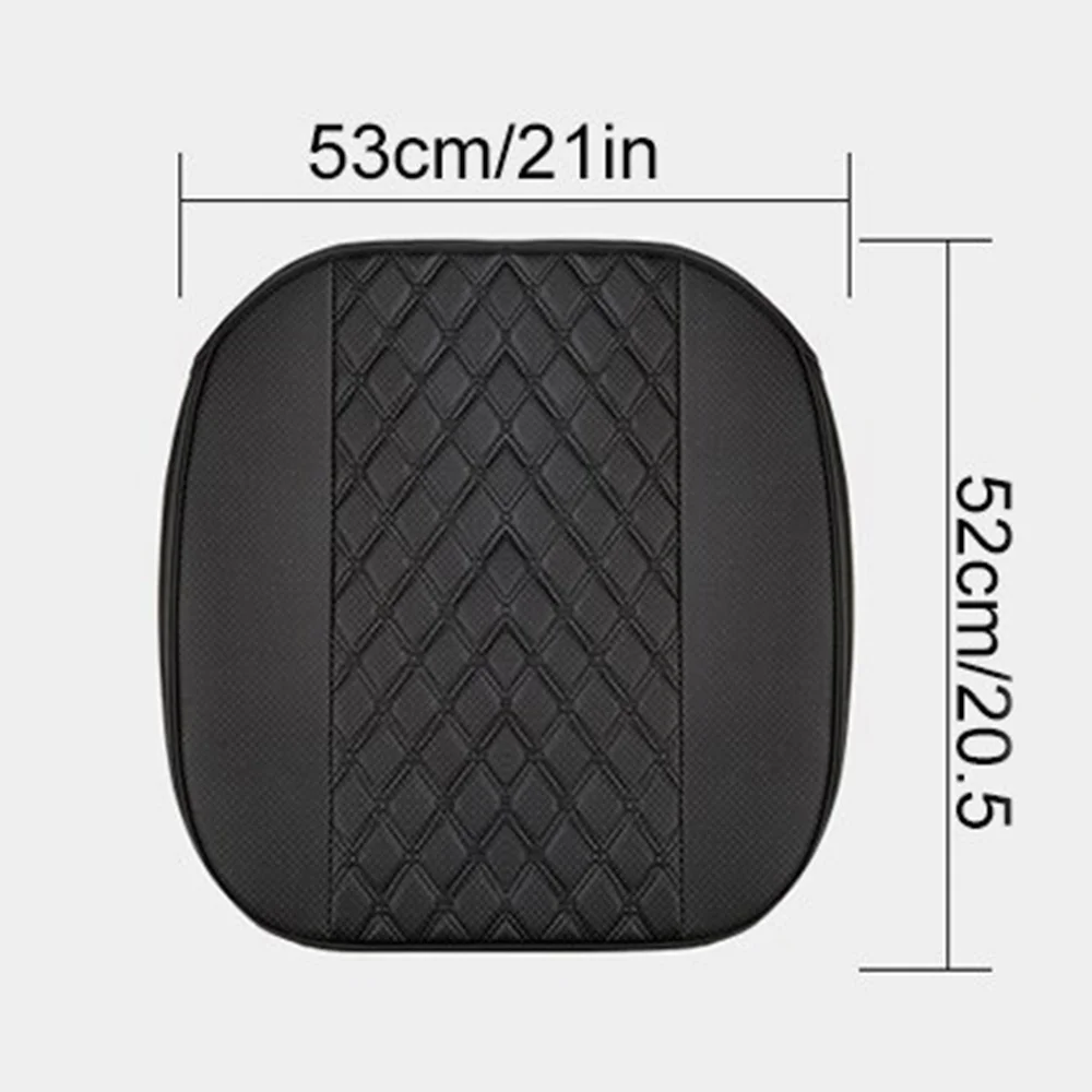 

2 Color 1pc Universal Car Seat Cover Leather Auto Front Single Seat Cover Seat Cushion Car Interior Accessories
