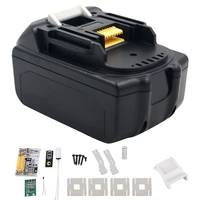 replacement for makita 18v bl1850 bl1830 lxt400 cordless drills battery case kit pcb circuit board led indicator power tools box