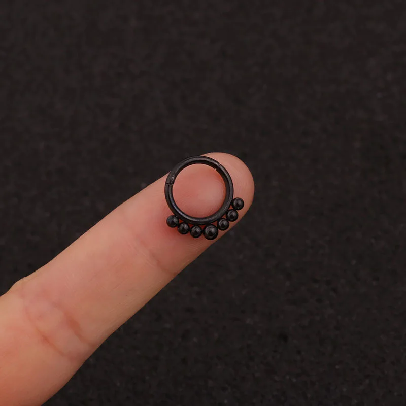 1 шт. модные круглые серьги из нержавеющей стали золотого и черного цвета для