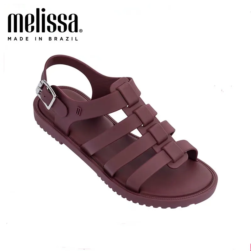 Melissa Flox/римские сандалии Женская прозрачная обувь Модные для взрослых Новинка 2020