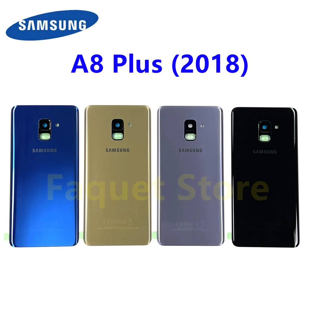SAMSUNG Galaxy A8 Plus A730 A730F 2018 телефон/DS задняя крышка аккумуляторная + Сменный Чехол для