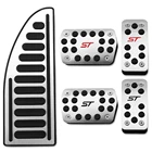 Педаль газа, тормоза, сцепления, нержавеющая сталь покрытия для педалей для Ford Focus 2, 3, 4, MK2, MK3, MK4, Kuga Escape RS ST 2005-2017