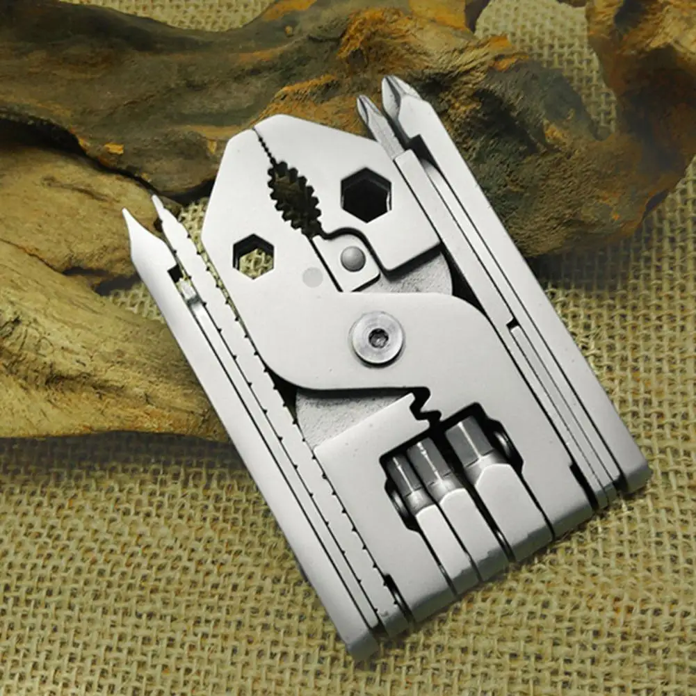25 в 1 многофункциональный инструмент плоскогубцы карманный нож отвертка мини