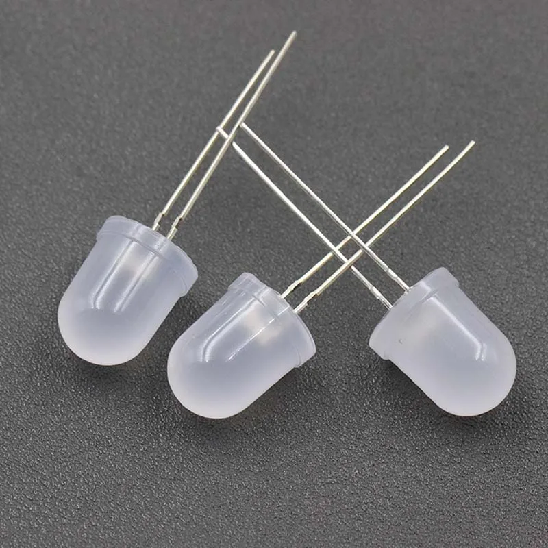 1000 шт 10 мм круглый противотуманный теплый белый красный зеленый желтый